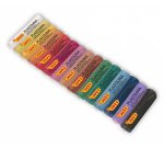 Pate a modeler jovi plastiline vegetale           assortiment 15 pains 15gr