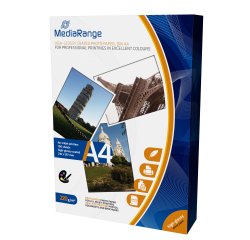 MediaRange MRINK103 pak fotopapier A4 Wit Hoogglans