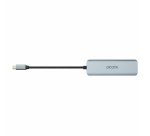 DICOTA D32061 hub & concentrateur USB Type-C 10000 Mbit/s Argent
