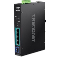 Trendnet TI-PGM541 commutateur réseau Gigabit Ethernet (10/100/1000) Noir