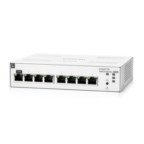 HPE Aruba Networking Aruba Instant On 1830 8G Géré L2 Gigabit Ethernet (10/100/1000)