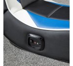 X Rocker 2021027 Video Game Chair Console Gaming Chair Padded Seat Black, Blue, White
