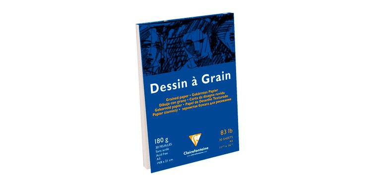 Dessin à Grain bloc collé 30F A5 180g