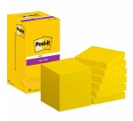 Bloc-note super sticky notes, 76x76 mm, ultra jaune