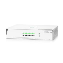 HPE Aruba Networking Aruba Instant On 1430 8G Non-géré L2 Gigabit Ethernet (10/100/1000) Connexion Ethernet, supportant l'alimentation via ce port (PoE) Blanc