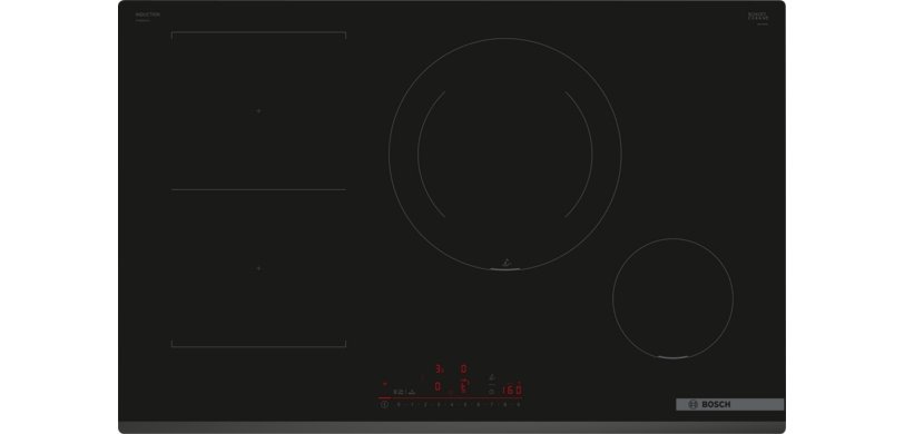 BOSCH Plaque induction PVS831HC1E, Série 6, Combizone, home connect