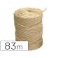 Ficelle sisal écologique liderpapel 2/3 fils idéal colis travaux manuels décoration rouleau 1/2kg longueur 83m écru