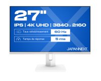 JAPANNEXT JN-IPS270UHD60F-C65W-HSP-W écran plat de PC 68,6 cm (27") 3840 x 2160 pixels 4K Ultra HD LED Blanc