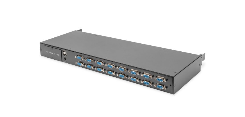 Digitus Modular KVM switch 16-port VGA, upgrade kit, cascadable, opt. IP access