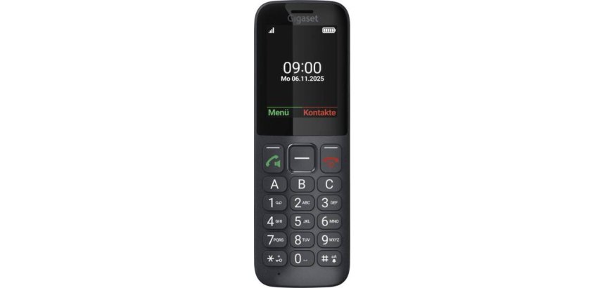 Gigaset Comfort 600 SIM 6,1 cm (2.4") 118 g Nero, Grigio