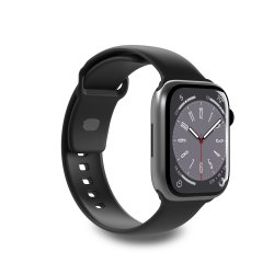 SBS Bracelet pour montre App Watch Noir- boîtier 38-40-41