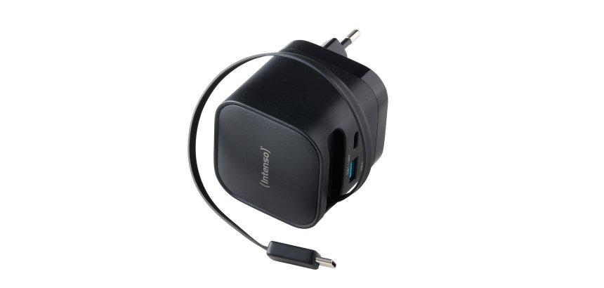 Intenso 7806520 Netzadapter & Wechselrichter Innenbereich 65 W Schwarz