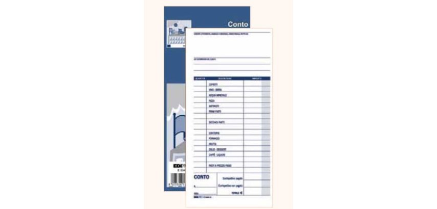 Edipro E5343N accounting form/book 100 pages