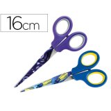 Ciseaux liderpapel décor 5/8 ans lames acier inoxydable décorées pointe arrondie anti-coupe 160mm