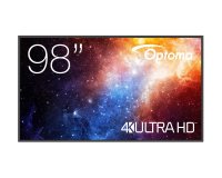 Optoma N3981K Écran plat de signalisation numérique 2,49 m (98") LED Wifi 500 cd/m² 4K Ultra HD Noir Android 11 24/7