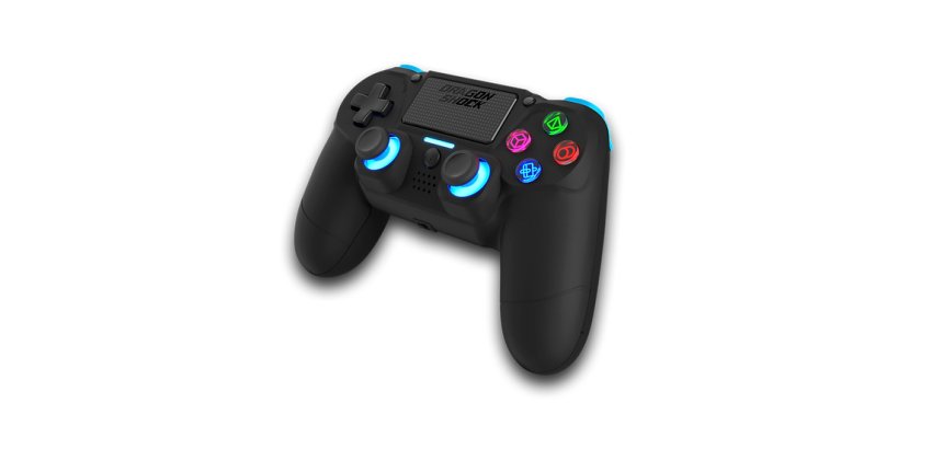 Dragonshock DSCPS4-BK periferica di gioco Nero Bluetooth Gamepad Analogico/Digitale PlayStation 4