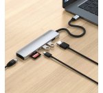 Satechi ST-P7SS hub & concentrateur USB Type-C 10000 Mbit/s Argent