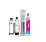 Machine à soda et eau gazeuse Sodastream DUO Blanche + 2 carafes + 2 bouteilles