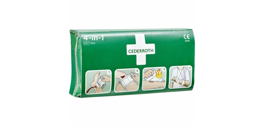 Bandage hémostatique 4-en-1, universel