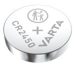 Varta LITHIUM Coin CR2450 (Batteria a bottone, 3V) Blister da 1