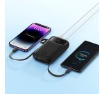 Baseus QPOW 2 DUAL KABLOLU 10.000 MAH 22.5W POWERBANK-SIYAH batería externa Litio 10000 mAh Negro