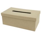 Boite à mouchoirs 14x25x9cm - Kraft