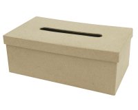 Boite à mouchoirs 14x25x9cm - Kraft
