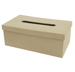 Boite à mouchoirs 14x25x9cm - Kraft
