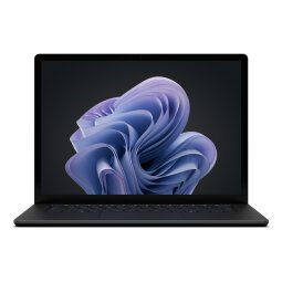 Microsoft Surface Laptop 6 Intel Core Ultra 5 135H Ordinateur portable 38,1 cm (15") Écran tactile 16 Go LPDDR5x-SDRAM 256 Go SSD Wi-Fi 6E (802.11ax) Windows 11 Pro Noir