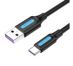 Vention CORBG cable USB USB 2.0 1,5 m USB A USB C 0,48 Gbit/s Negro