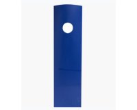Porte-revues exacompta mag-cube bee blue plastique recycle a4+ oeillet de prehension coloris bleu marine