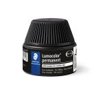 Recharge marqueur permanent staedtler lumocolor 488 48    pour marqueurs compacts 348   flacon 20ml coloris noir