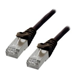 MCL FTP6-3M/N câble de réseau Noir Cat6 F/UTP (FTP)