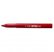 Pennarelli Office punta feltro - punta maxi - tratto 0,80-2,00mm - rosso  - Tratto - conf. 12 pezzi