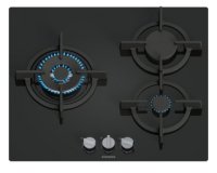 SIEMENS Plaque gaz EP6A6CI10, iQ500, stepFlame, Verre trempé