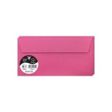 Paquet de 20 enveloppes 120g POLLEN 11x22cm (DL). Coloris Rose fuchsia