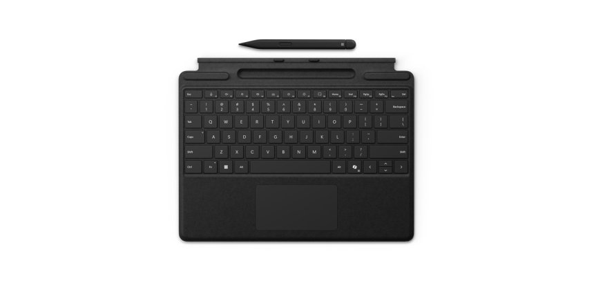 Microsoft Surface Pro Keyboard with Slim Pen for Business AZERTY Français Microsoft Cover port Noir