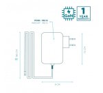 Mobilis 020015 adaptateur de puissance & onduleur Intérieure 65 W Noir
