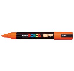Marqueur posca pointe conique moyenne coloris orange fonce