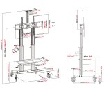Vision VFM-F27 TV Mount 2.54 m (100") Black