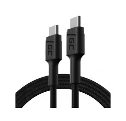 Green Cell KABGC30 USB cable USB 2.0 1.2 m USB C 0.48 Gbit/s 60 W Black