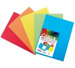 Blasetti Confezione 10 cartellette per archiviazione in cartoncino cartex colori assortiti