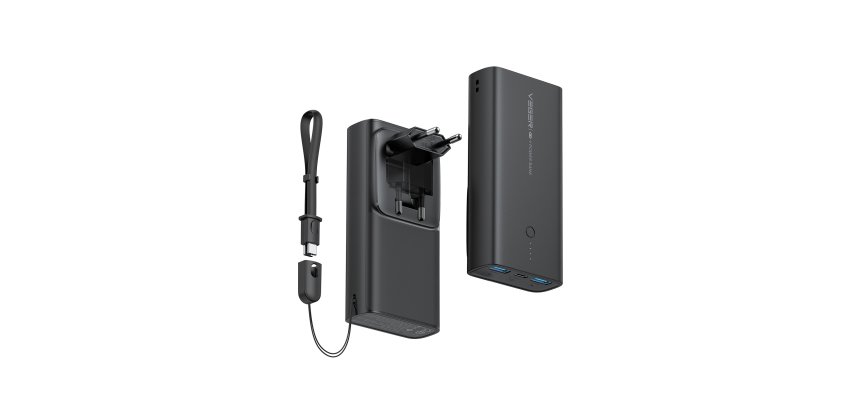 VEGER ACE VG-W1146 10000mAh Powerbank with Folding EU Plug PD20W