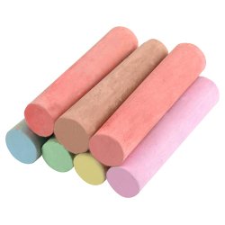 Craie trottoir liderpapel activités créatives scolaires coloris assortis boîte 20 unités