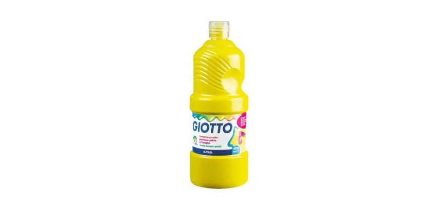 Giotto Flacone 1Lt Tempera Giallo Primario