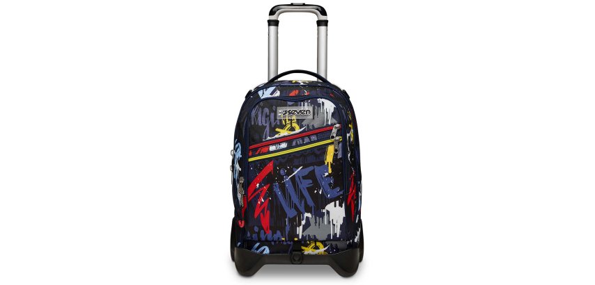 Seven 200102335-550 zaino Zaino scolastico Multicolore Poliestere