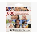 Etuis de 600 coins photos autocollants - Cristal