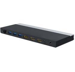 DLH DY-SA5030 station d'accueil Avec fil USB 3.2 Gen 1 (3.1 Gen 1) Type-C Noir