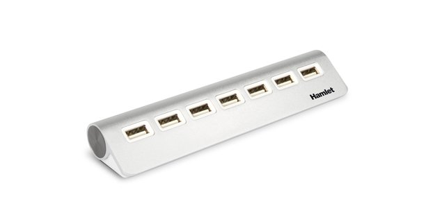 Hamlet 7 port usb 2.0 hub a 7 porte 480Mbps
