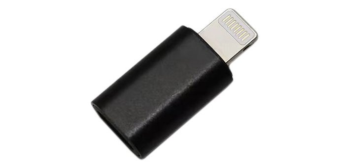 DLH DY-TU5073 changeur de genre de câble Apple Lightning Noir